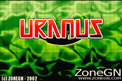 Uranus (Homebrew) — Title screen